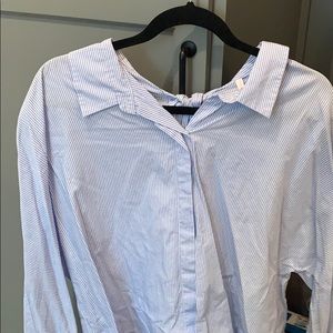 Zara back tie blouse